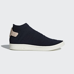 Adidas Stan Smith Sock Primeknit Női Utcai Cipő - Fekete [D21803]